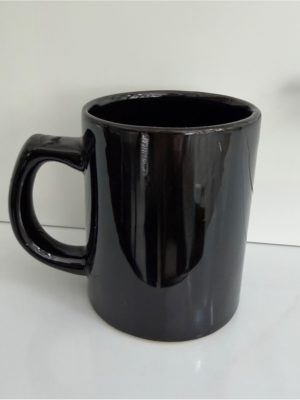 Route 66 Coffee Mug stoneware black Shield Logo 12 oz Vintage 90s - Picture 6 of 8